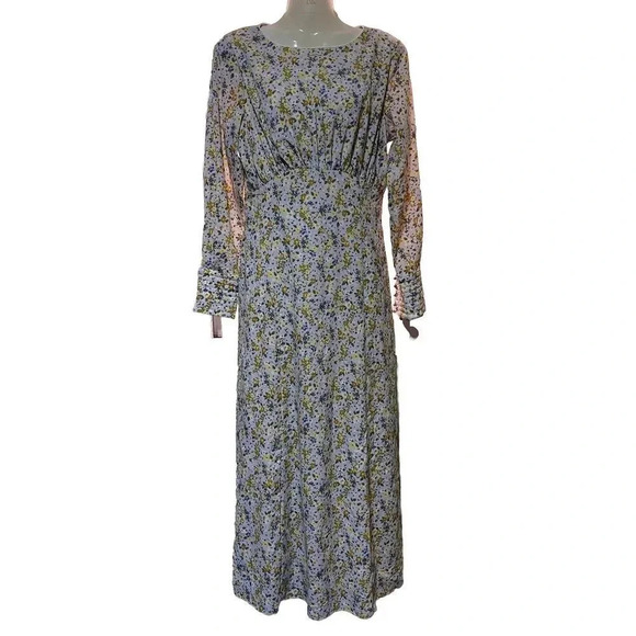 New Lily Brown VTG Future Maxi Dress Inspired By VTG Items Of Decades Floral S/M - Picture 1 of 13